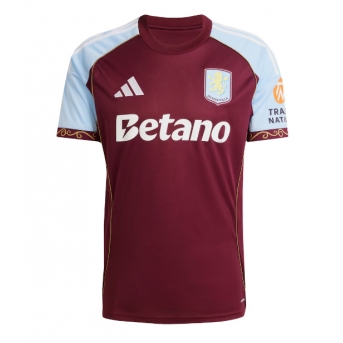 Aston Villa Maglia Gara Casa Repliche 2025-26 Maniche Corte
